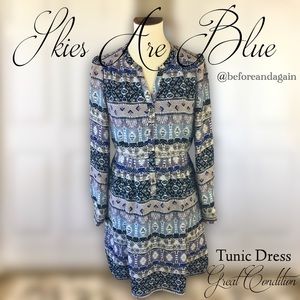 Abstract Print Dress By Skies Are Blue
